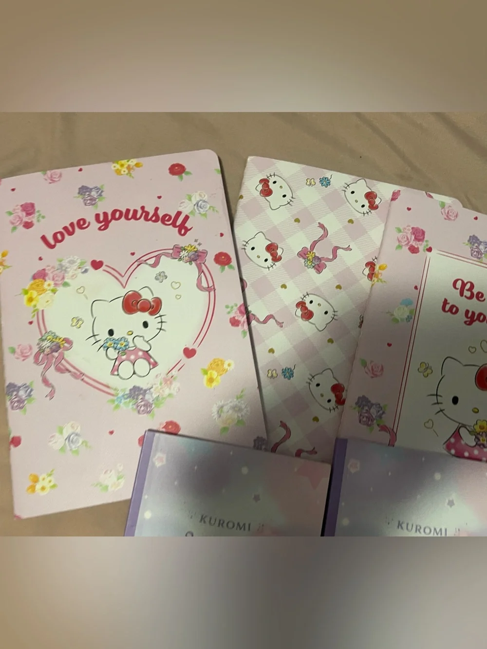 Sanrio Hello Kitty & Kuromi Stationary Notebook Set